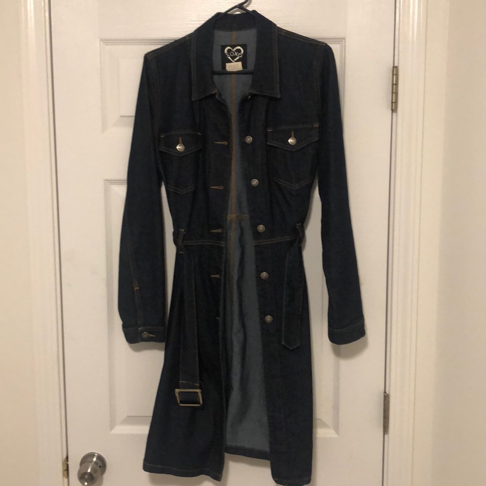 Denim Trench Coat